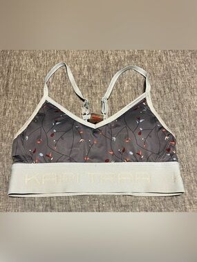 Kari Traa Var Printed Sports Bra - Light Blue